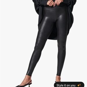 SPANX faux leather Leggings